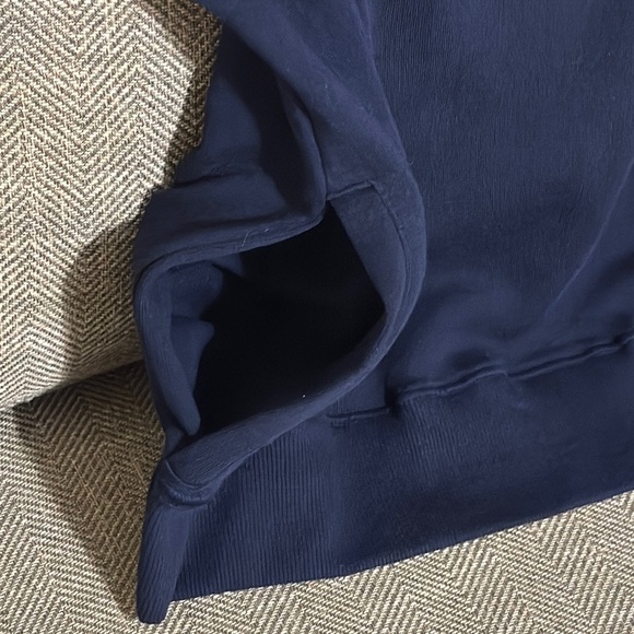 NWT Banana Republic Men’s Navy Hooded Sweatshirt with Pockets Size Small - Picture 7 of 9